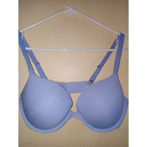 On Gossamer‎ Purple Lilac Underwire Padded Bra 34DD Lace